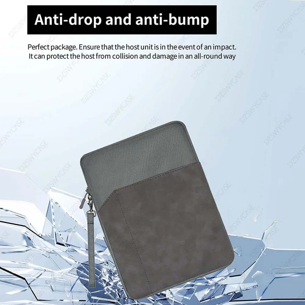 7.9 -13 inch Tablet Sleeve Carrying Case for iPad Samsung XiaoMi Lenovo Bag, Carrying Case Water-Resistant Bag, with Pocket
