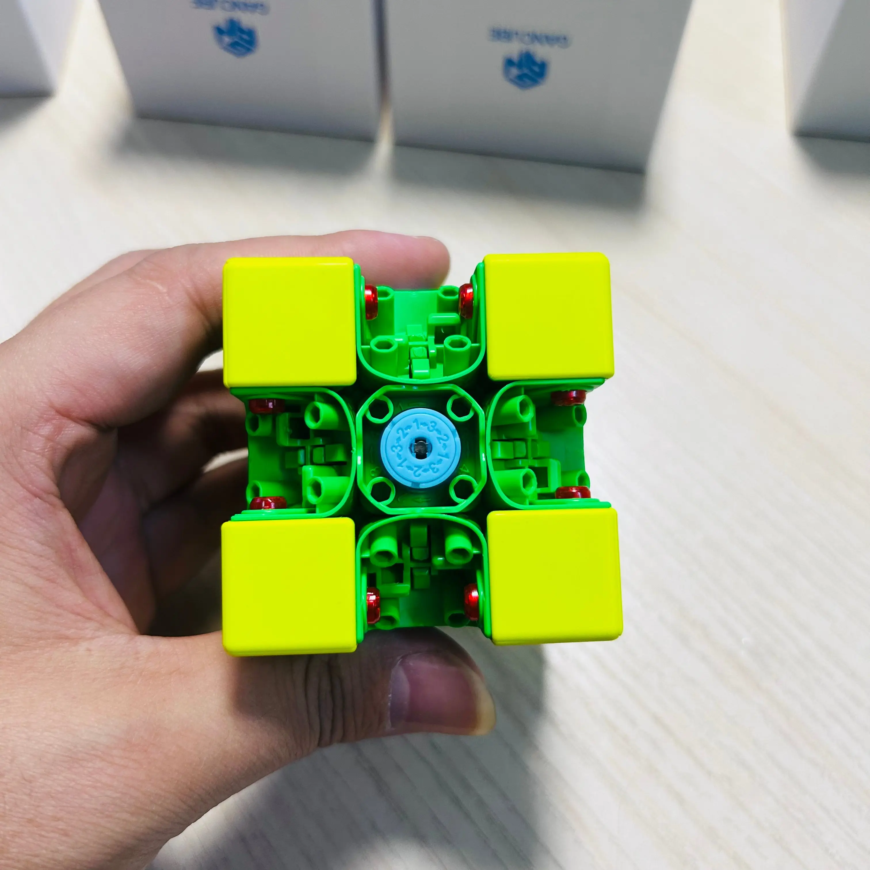Bricolage GAN 356ME 2025 édition de noël Gan Cube 3x3 Cube de vitesse magique magnétique