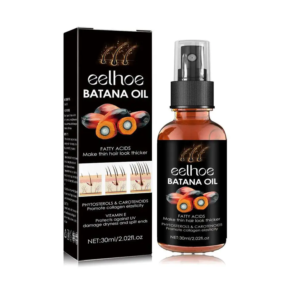 30Ml Batana-Olie Biologisch Voor Gezond Haar, Batana-Olie Voor Haargroei, 100% Natuurlijk, Bevordert Haarwelzijn Verbetert De Uitstraling Van Het Haar