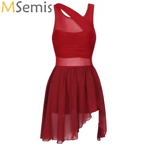 Women Lyrical Ballet Tutu Dress MSemis