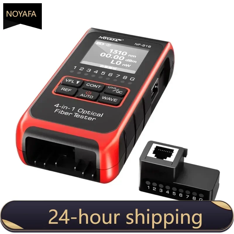 [100% NEW] NF-916 Fiber Optic Power Meter VFL REF FC SC ST Visual Fault Locator Fiber Optical Cable Tester With Flash Light OPM