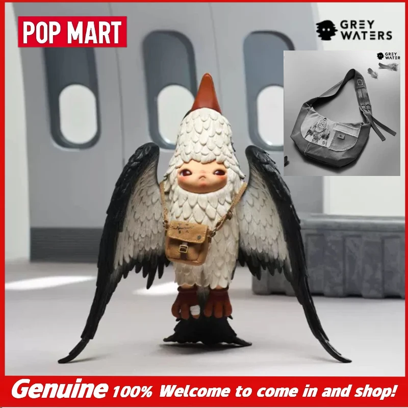 

New POP MART Hirono X Leah Dou Flying Trapeze Series Fashion Desktop Decor Figurine Model Toy Messenger Bag Gift Customized