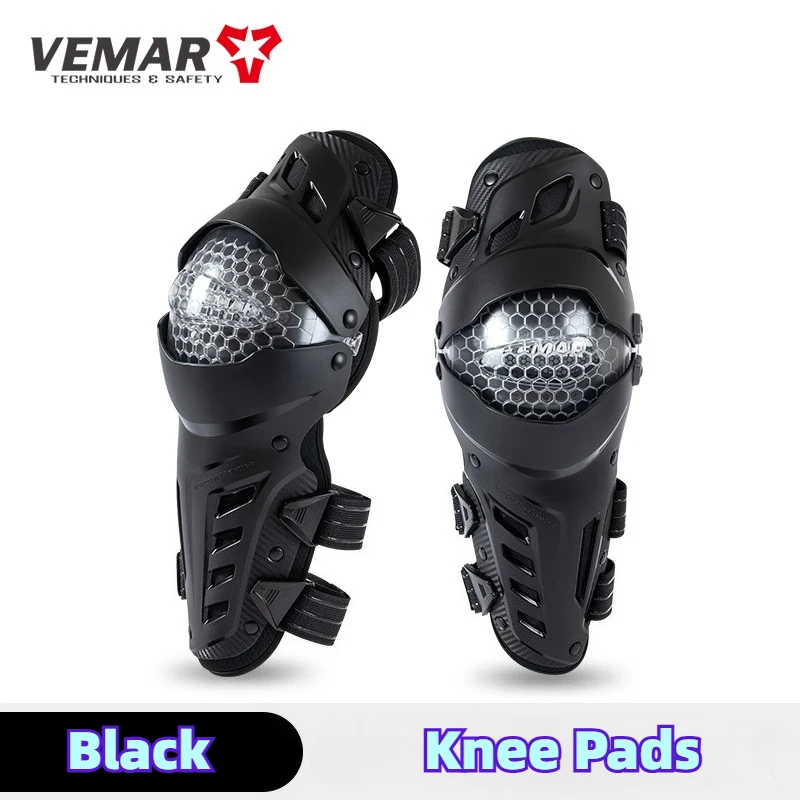 VEMAR Motorcycle Knee Protectors Unisex Riders Riding Anti-Fall Commuting Motorbike Off-Road Protective Equipment Knee Pads