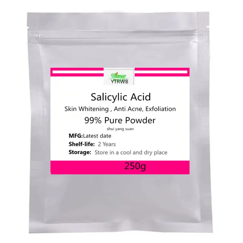 High Grade Salicylic Acid Powder Cosmetic Raw, Skin Whitening , Anti Acne, Exfoliation,Skin Care