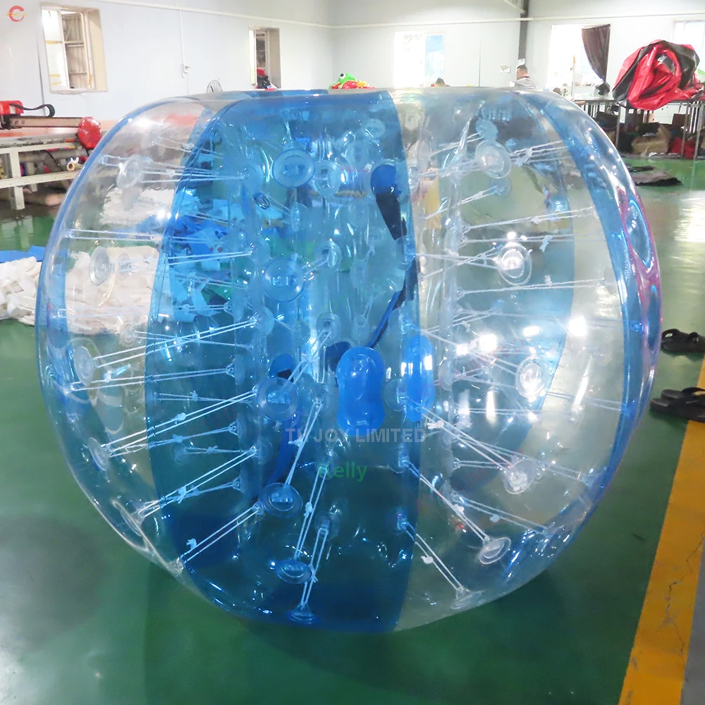 Free Shipping 1.2m/1.5m Dia Inflatable Bubble Ball 10pcs Soccer Bumper Balls With 1 Air Pump For Sale