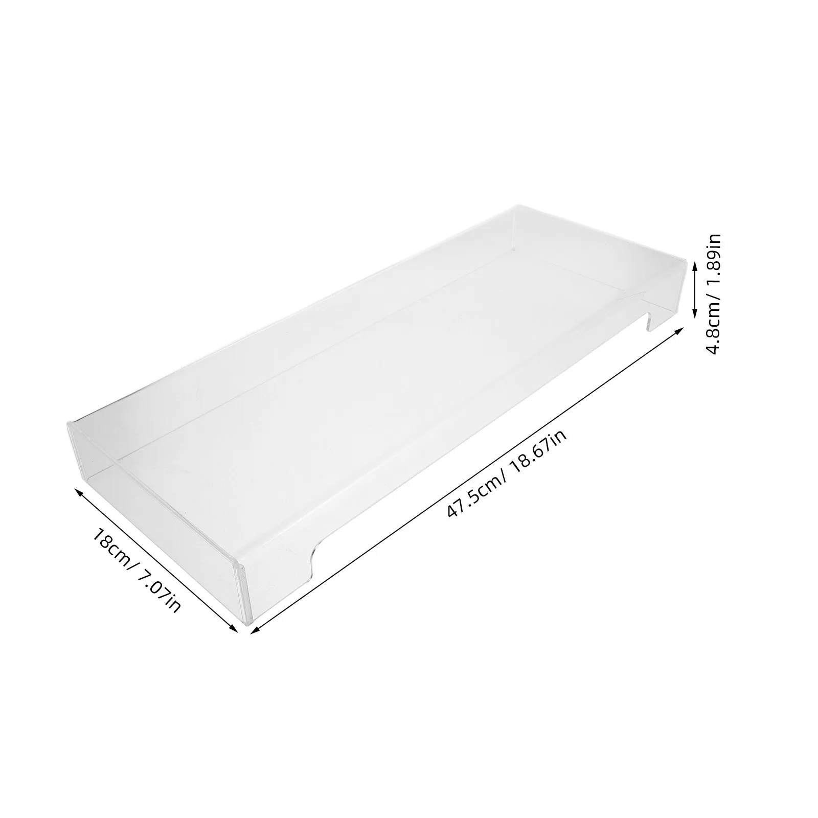 High Clarity Acrylic Keyboard Dust Cover Water-Proof Clear Protective Shield for Standard Keyboards Versatile Household Office