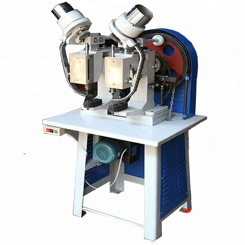 

double head eyelet machine