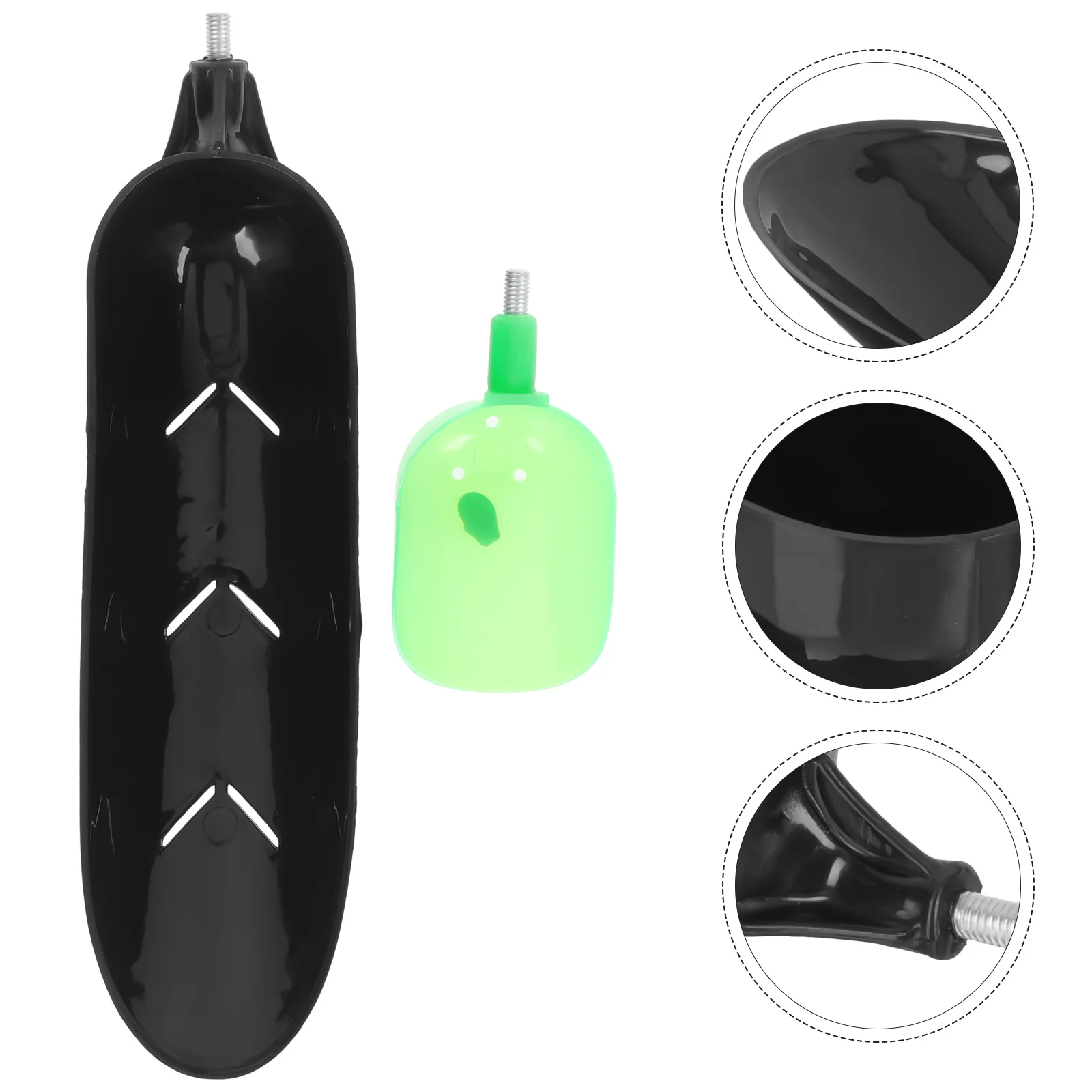 

2Pcs Fishing Bait Spoon Compact Portable Lure Feeder Holder Outdoor Carp Fishing Accessory Bait Thrower Fish Feeder Holder