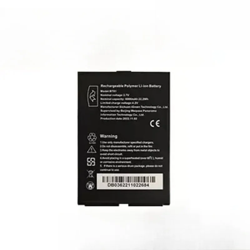 Brand New 6000mAh 3.7V 22.2Wh BT01 Battery for Wiseasy POS3 Information Intelligent Card Reader