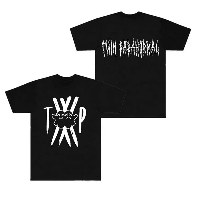 Camiseta Twin Paranormal Merch, camiseta de manga corta Skin Walker Island, camisetas para hombres y mujeres, ropa de calle