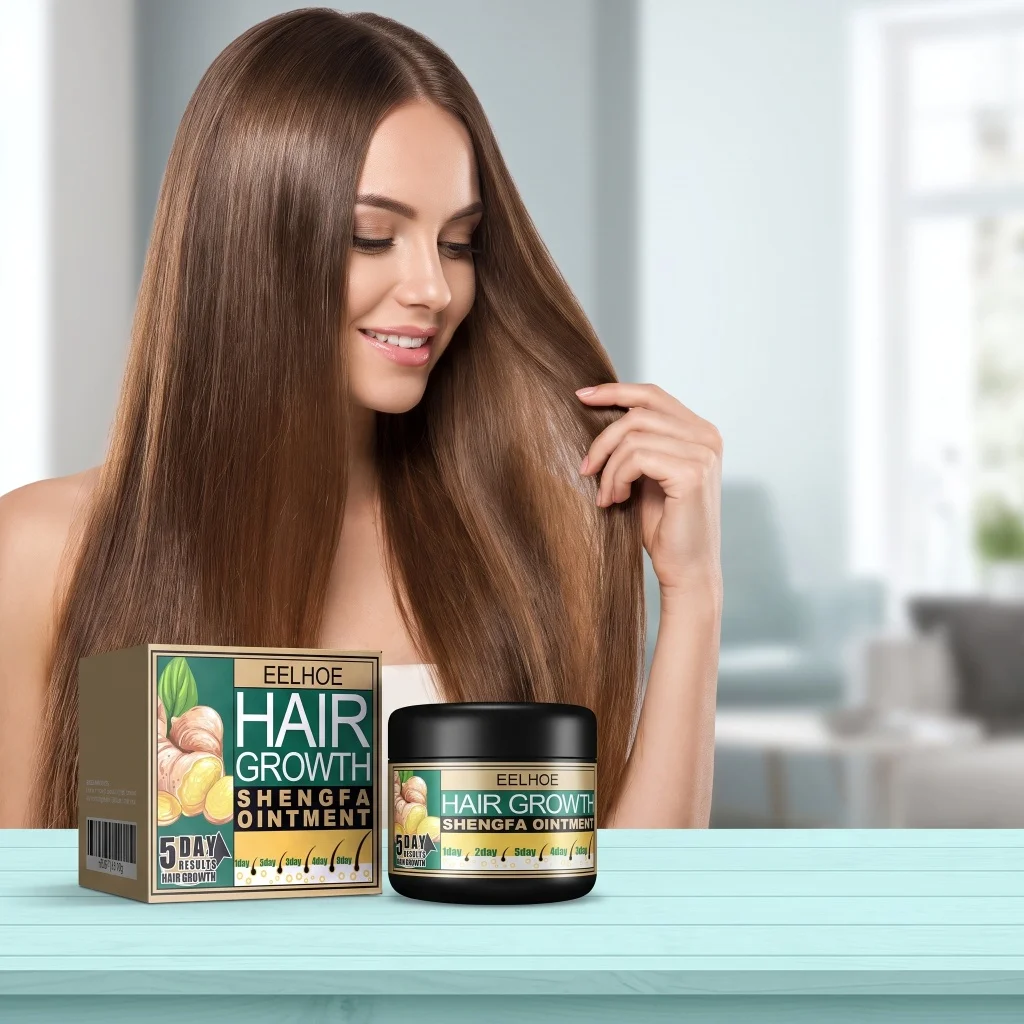 Ginger Hair Growth Ointment Activate Hair Follicles Reduce Hair Loss Boost Thicker Hair Improve Sparse Thin Hair Care Cream