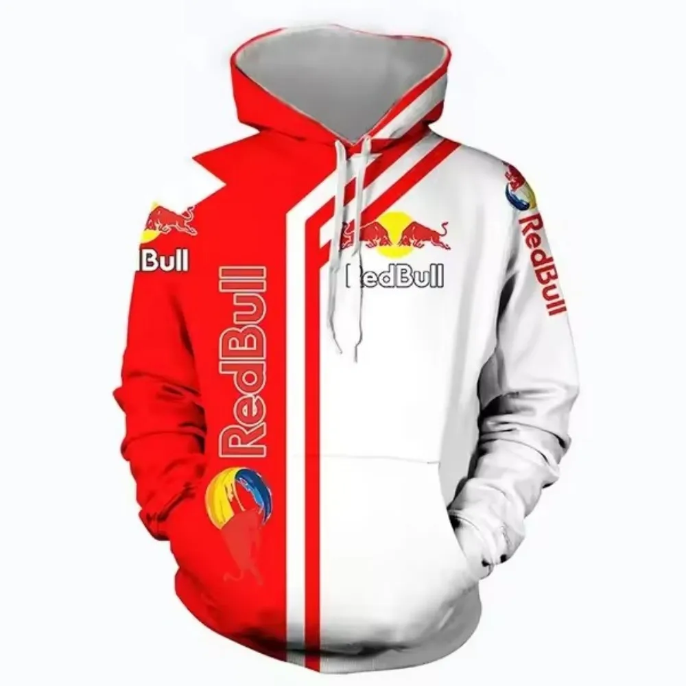 Nouveau sweat à capuche de sport Red Bull à la mode Red Bull 3D imprimé sweat à capuche pour hommes vêtements de sport en plein air sweat à capuche de course vêtements Red Bull