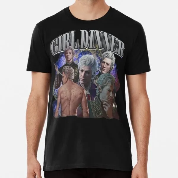 

Винтажная футболка 90-х годов Astarion Girl Dinner Made in Australia, футболки от S до 2XLT для девочек, мужская футболка 2025, забавные футболки