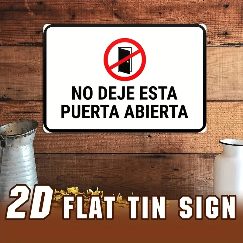 2D Flat, Decorate, Tin Sign - 