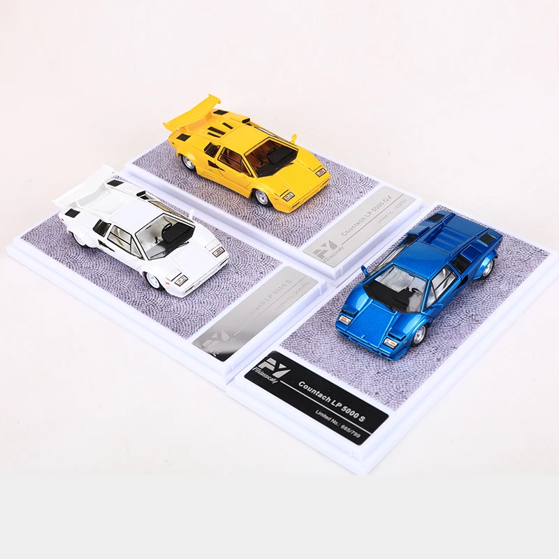 Модель автомобиля Finclassically 1:64 Countach LP5000S из сплава