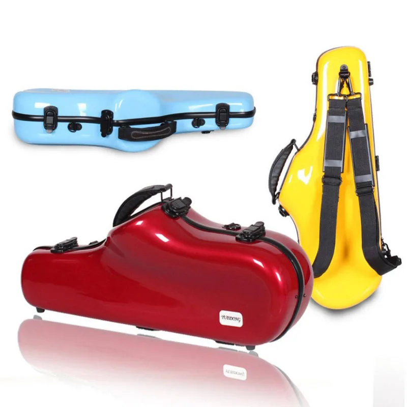 Saxophone Storage Box Fiberglass Saxophones Handbag Eb Sax Organize Backpack Musical Instrument Alto Saxophone Protect Boxes
