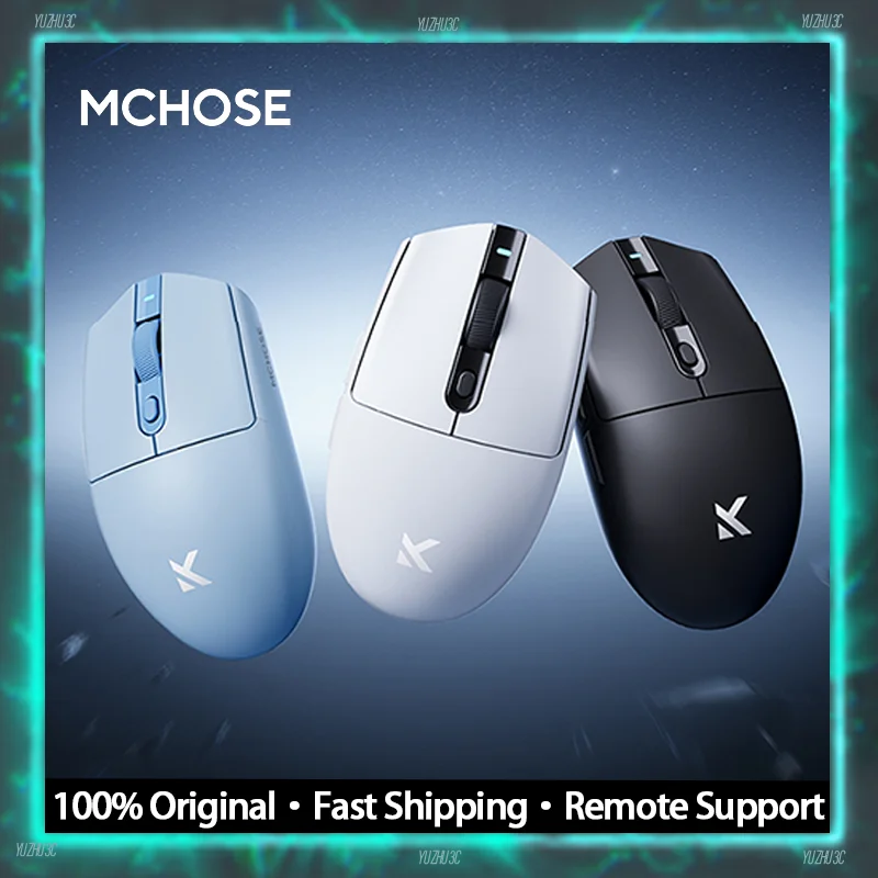 MCHOSE G3 Office Gaming Mouse 1K Polling Rate 800mAh Long Life Battery PAW3311 Sensor Support Bluetooth 2.4g Wireless Mouse