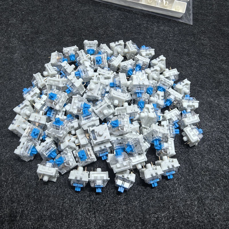 20-100 Stück Mechanische Tastaturschalter Blau Rot Braun Schalter Anpassbar Hot-Swappable 3-Pin Cross Stem für Mechanische Tastatur