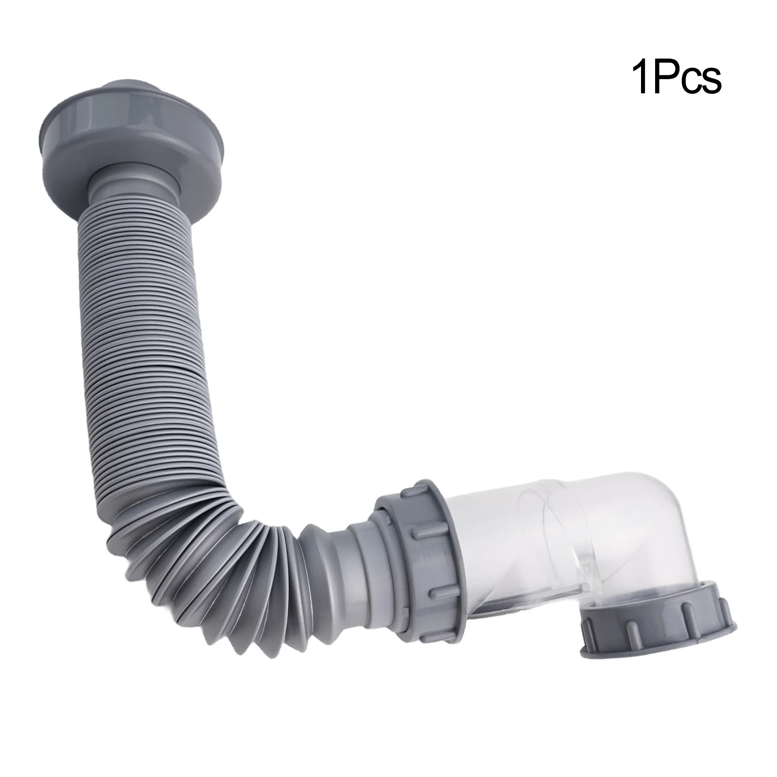 ABS Construction Kitchen Sink Drain Hose Set odour Filter Prevents Blockage Garbage Filtration Seal Storage ABS