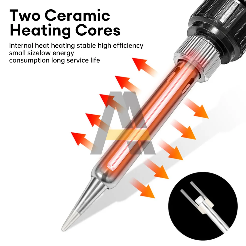 80W Adjustable Welding Soldering Pen 110V 220V Electric Digital Soldering Iron 180-480℃ Thermostatic Soldering Iron Repair Tool