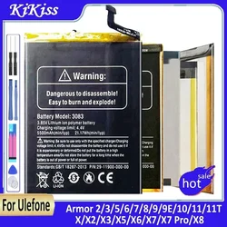 Battery for Ulefone Armor 2 3 5 6 7 8 9 9E 10 11 11T X X8 X6 X2 X3 X5 X7 Pro