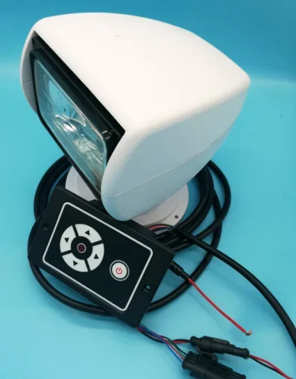 Yacht remote control searchlight 12V24V bright white light long range, night sailing