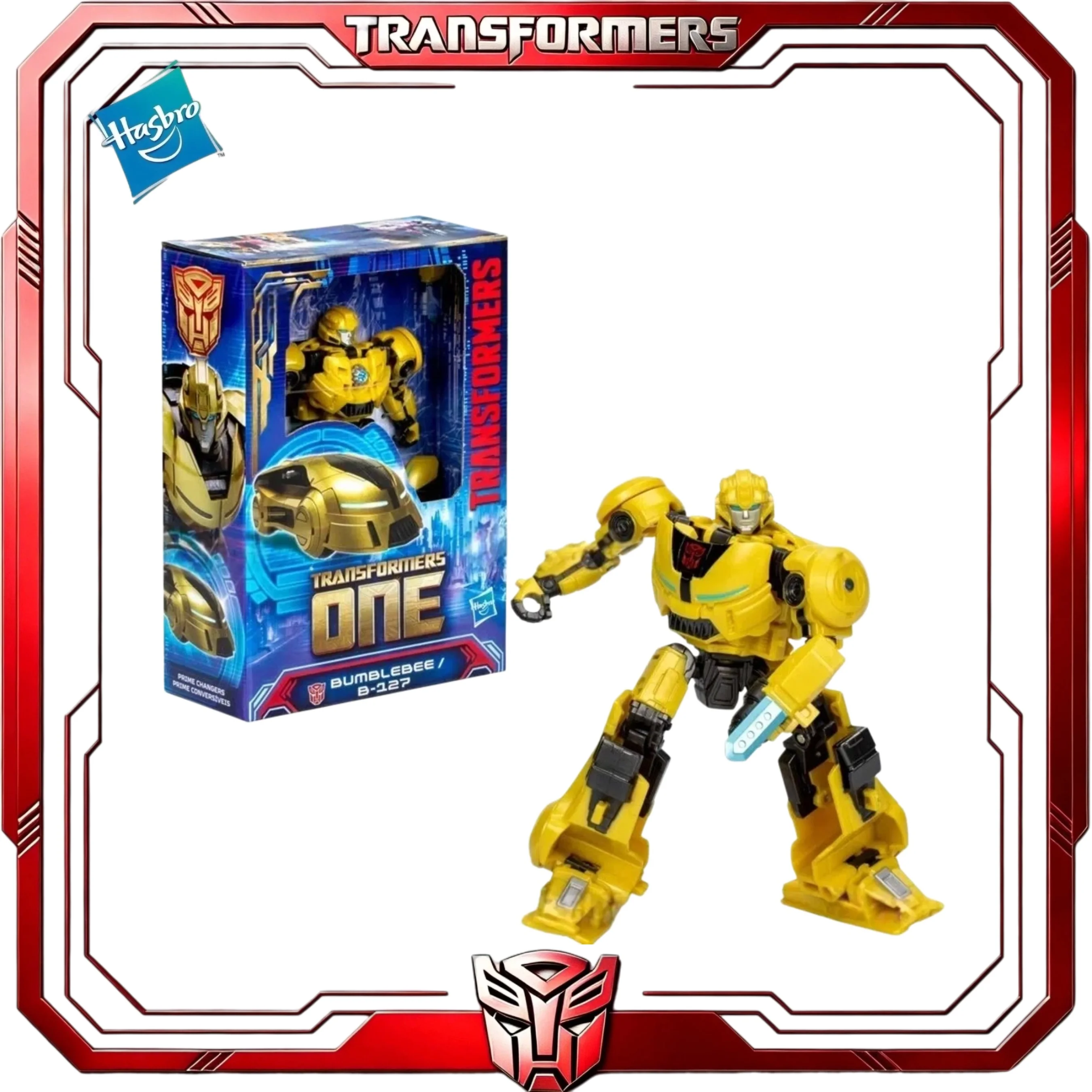 Op voorraad Hasbro Transformers ONE Prime Changers Optimus Bumblebee Sentinel Alpha Trion Collectible Action Figure Cadeau voor fans