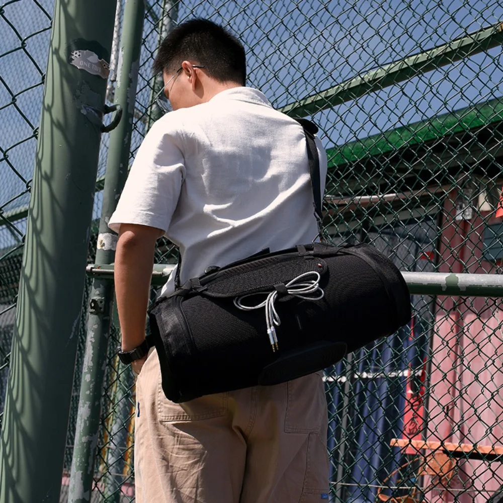 Nylon Storage Carrying Case Black Shoulder Strap Bag Protective Speaker Bag for For JBL Boombox 1/2/3 generation speakers