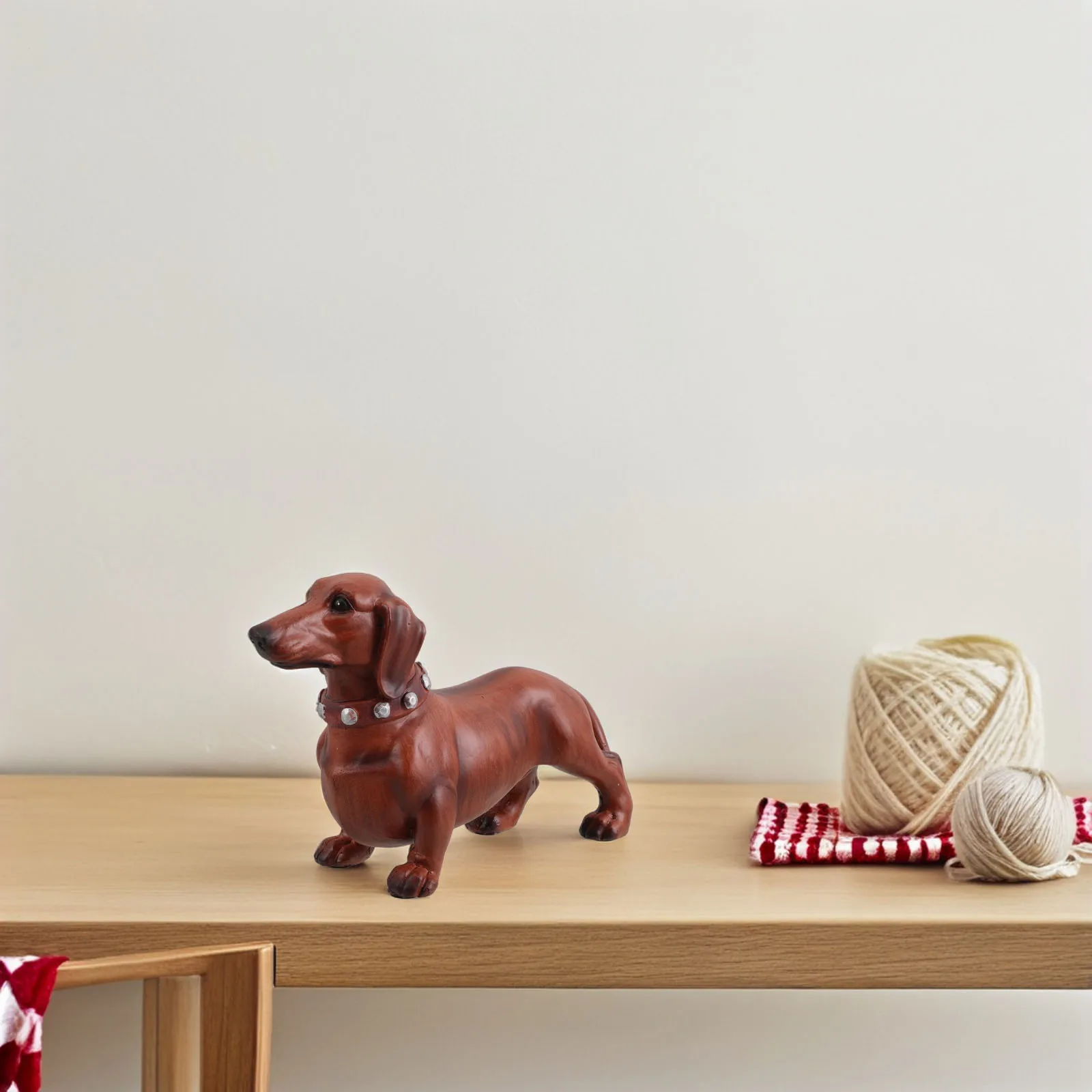 

Dachshund Dog Ornaments Desktop Home Decoration Cartoon Resin Animal Figurine Crafts Office