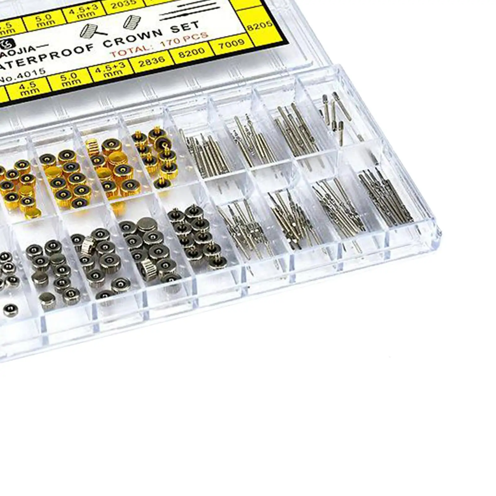 Professional Watchmaker Tools Stainless Watch Crown Spring Bar Set for Watch Band Strap Removal Repair Fix Kit with Multi Size