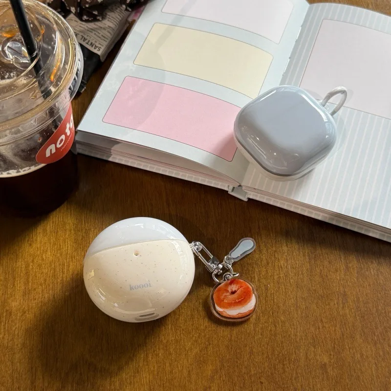 

Blue and white ink splatter, simple and suitable for Huawei FreeBudsSE 6i protective case, for Samsung Pro3 Pro2 earphones Clip