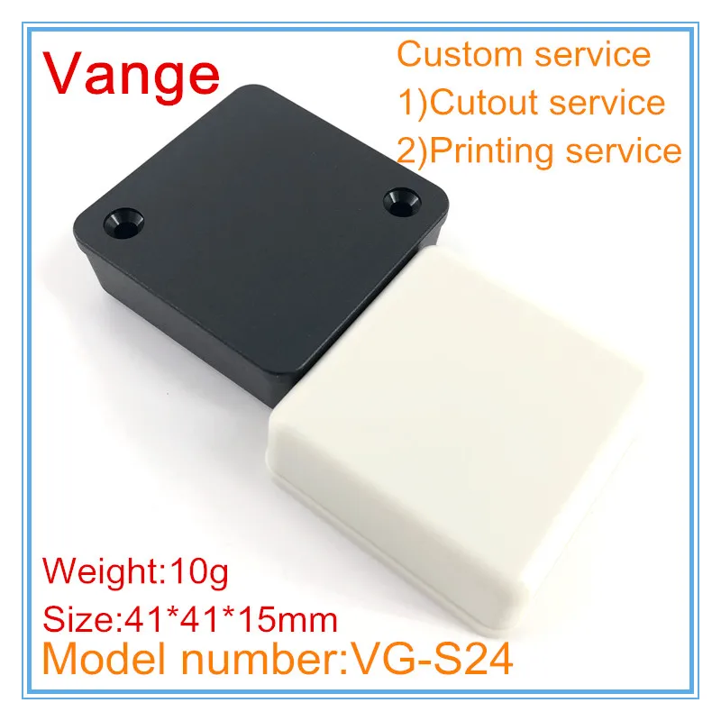 Vange electrical junction box 41*41*15mm ABS plastic project box PCB case