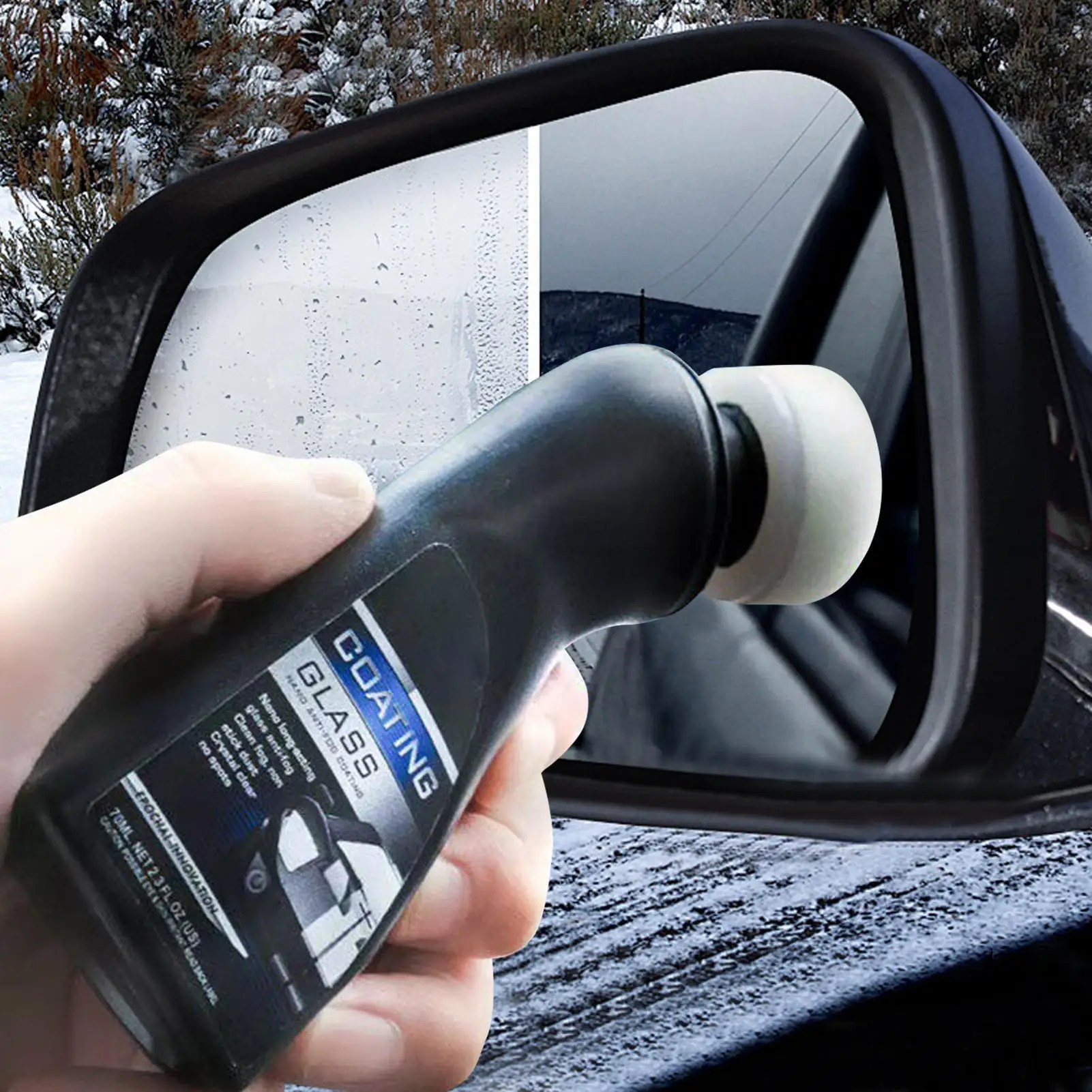 90ml Car Anti-fog Spray Truck SUV Glass Antifog Coating Agent Defogger Auto Windows Screens Mirror Windshield Cleaner