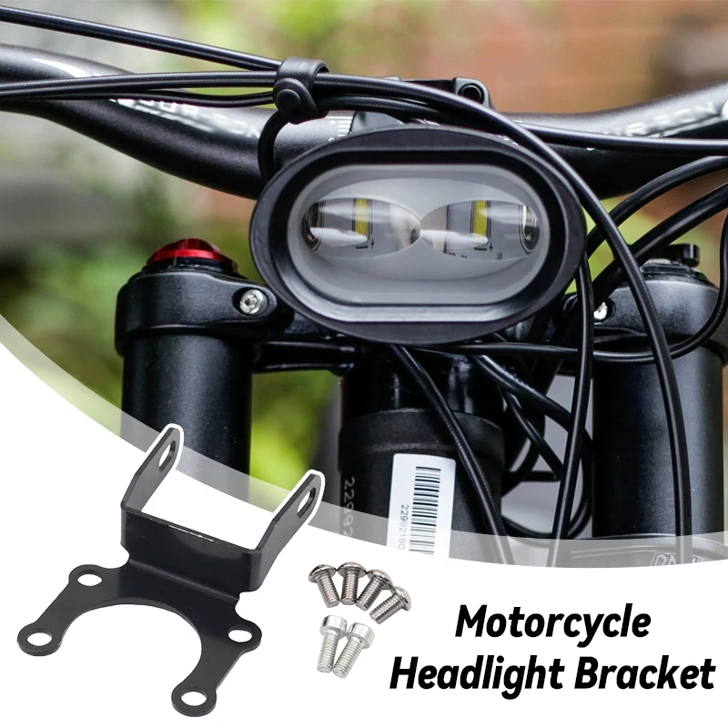 

Waterproof and Antirust Motorcycle Headlight Bracket Universal Steel Light Frame Ebike Motocross Mounting Modified Accessories