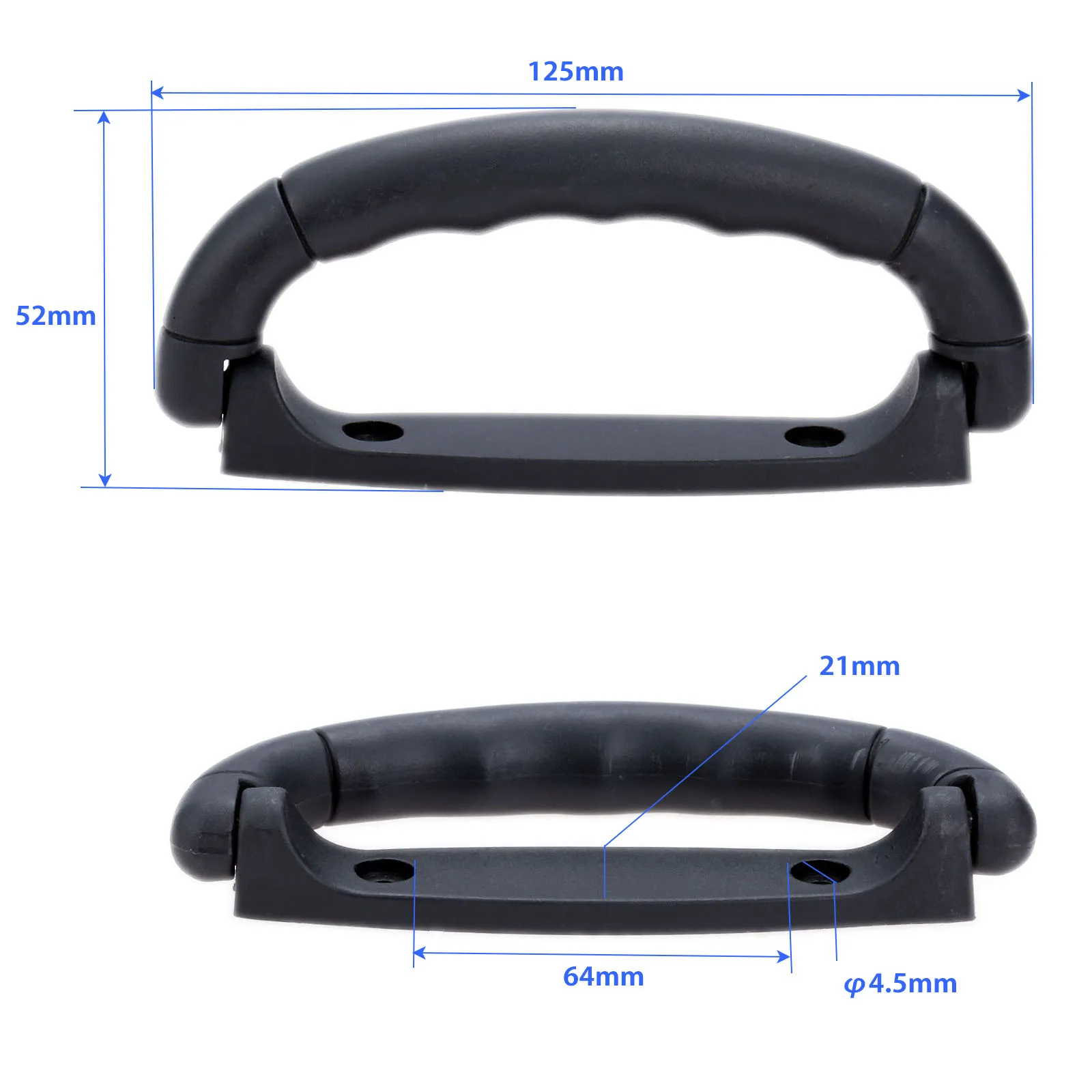 Poignée Encastrée Chromée 90x72mm – Remplacement De Sangle Pour Bagage, Accessoire
