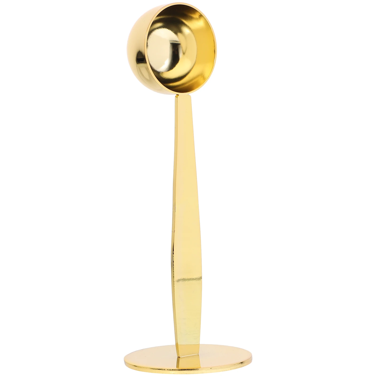 

2in1 Stainless Espresso Scoop Measure Golden Measuring Tool Kitchen Accessories