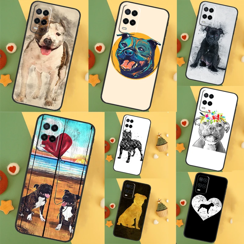 Staffordshire Bull Terrier Dog For OPPO A79 A57 A77 A5 A9 A53S A52 A72 A96 A76 A16 A54 A74 A94 A38 A58 A78 A15 A17 Case