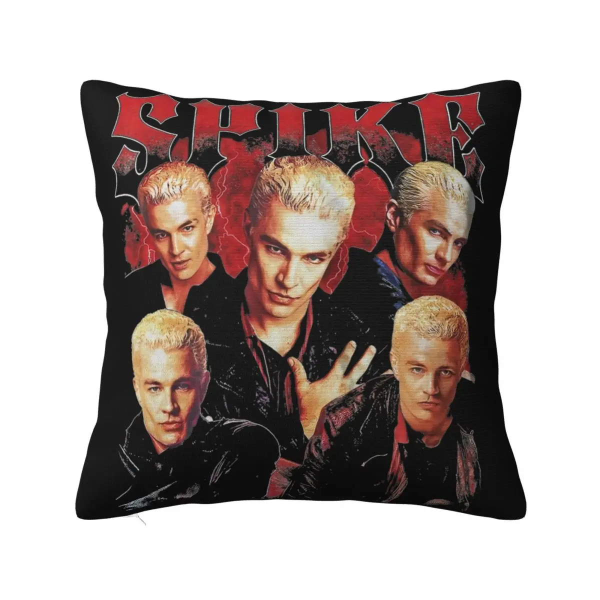 

Buffys The Vampires Slayers Spike Pillowcase Soft Polyester Cushion Cover Gift Pillow Case Cover Home Zipper 18"