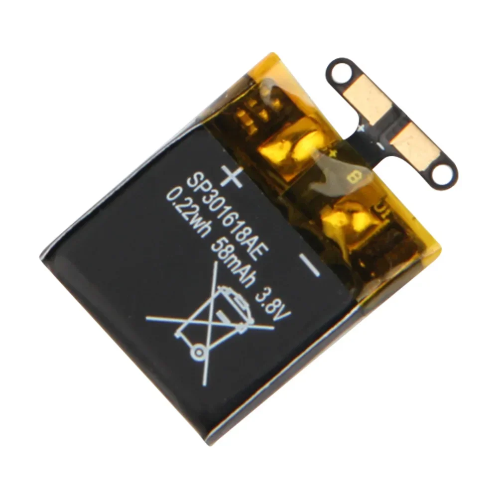 بطارية بديلة جديدة تمامًا SP301618AE لساعة بيبل تايم المستديرة مع الأدوات