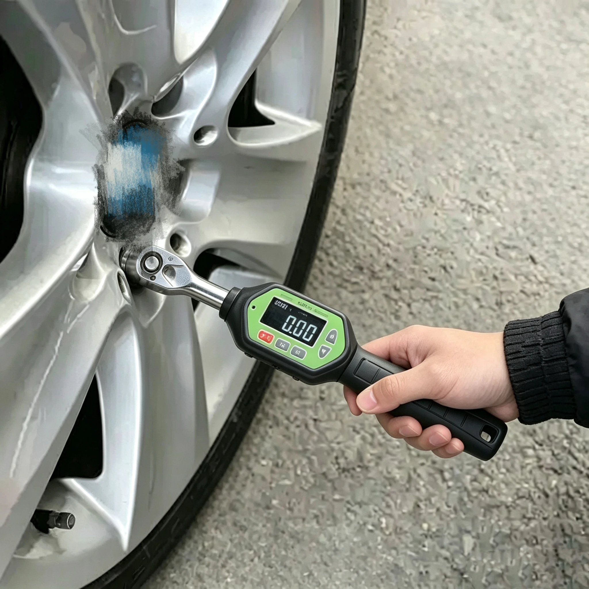 AWM Mini Digital Torque Wrench 1/4