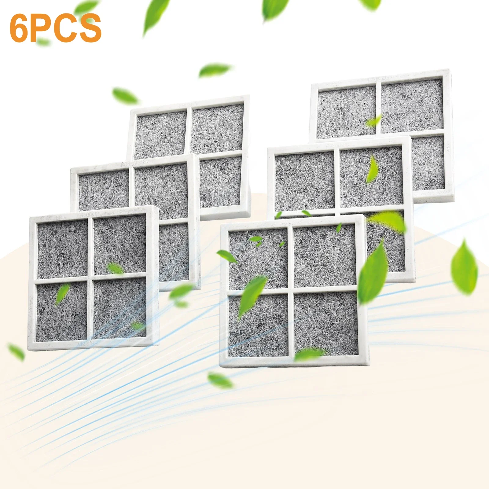 Improve Indoor Air Quality with 6PCS Refrigerator Activated Carbon Air Filters for LT120F and For Kenmore 469918