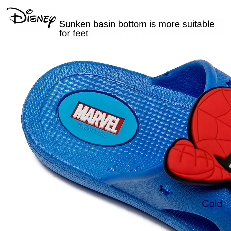 Disney Children\'s Slippers Cartoon Spiderman Boys\' Summer Home Shoes Boys Sandals Waterproof Anti-slip Kids Garden Shoes