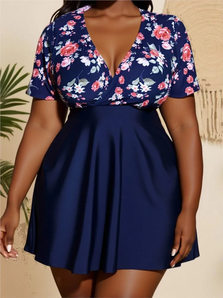 

L-4XL плюс размер бикини с высокой талией женский пуш-ап большой размер 3XL 4XL купальник летний Mujer купальник с контролем живота комплекты бикини