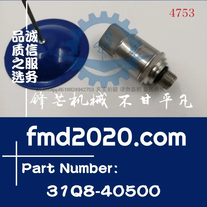 Mining electromechanical devices R215-9 High pressure sensor 31Q8-40500 Pressure 500Bar