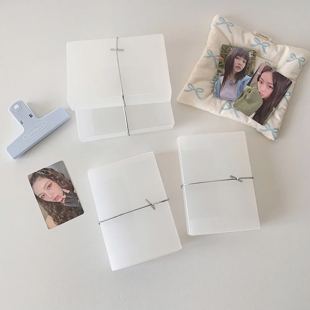 Frosted Transparent Korean Photocard Holder PP Card Cover Idol Photo Card Idol Card Display Protector Clear Picture