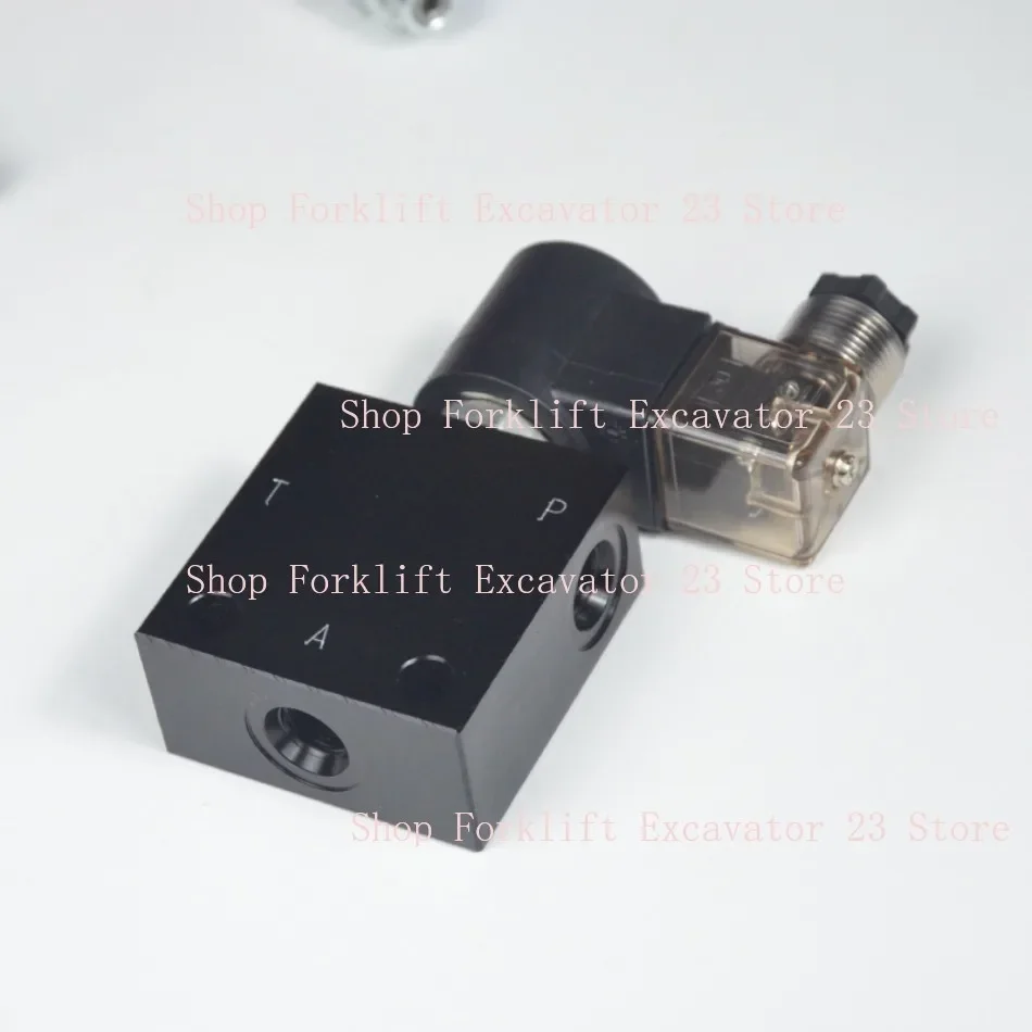 1pc 2 Position 3-way Insert Solenoid Hydraulic Valve Normally Closed Thread DHF08-230/231/232 SV08-30/31