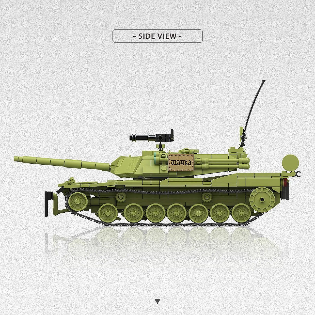 Third-party building block 300027  M1-KVT US Army Krasnovia Tank Puzzle Assembly Toy