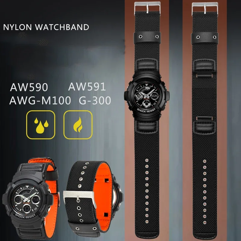 Nylon Leather Watch… - image