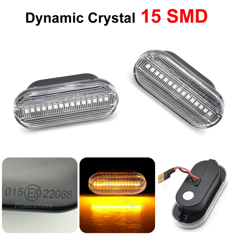 2x Seitenmarkierungsleuchte für Seat Ibiza 6L Cordoba Toledo Leon 1M Skoda Octavia Dynamischer LED-Blinker Blinklicht Blinker – Detail 14