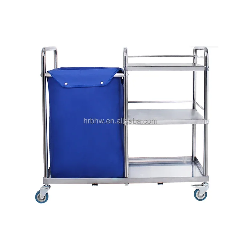 Hot Sale Hospital Trolley Clinic Laundry Cart Waste Trolley